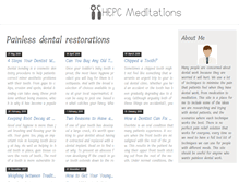 Tablet Screenshot of hepcmeditations.com